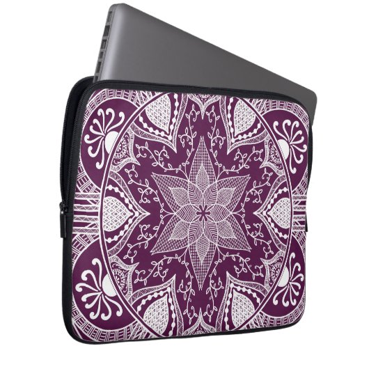 BlackBerry Mandala Laptopschutzhülle (Vorne Rechts)