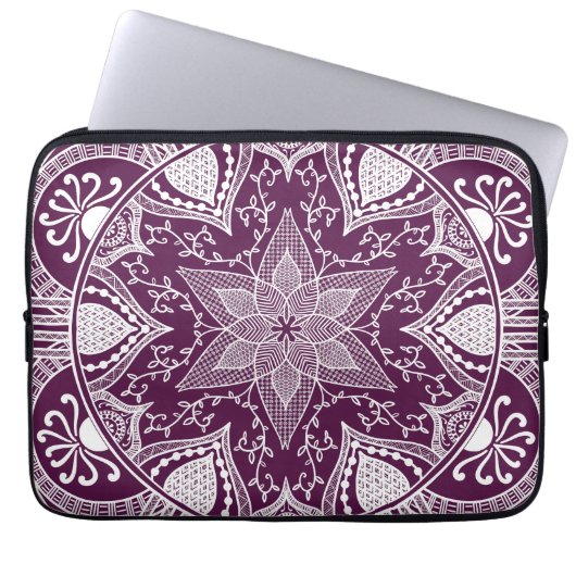 BlackBerry Mandala Laptopschutzhülle (Vorderseite)