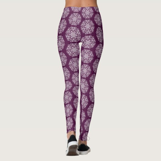 BlackBerry Mandala Leggings (Rückseite)