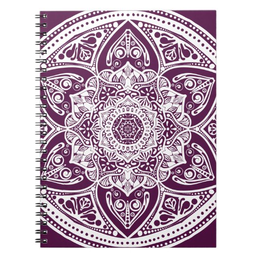 BlackBerry Mandala Notizblock (Vorderseite)