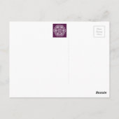 BlackBerry Mandala Postkarte (Rückseite)