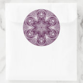 BlackBerry Mandala Runder Aufkleber (Tasche)