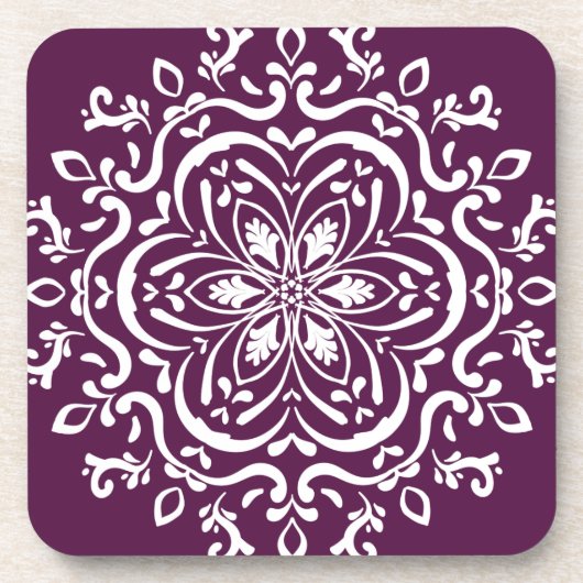 BlackBerry Mandala Untersetzer (Vorderseite)