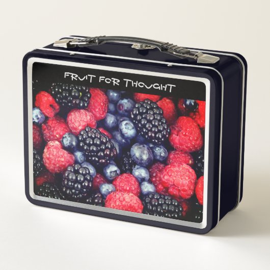 BlackBerry Mix es aus - Metall Brotdose (Rückseite)