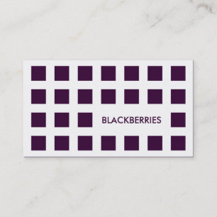 BLACKBERRY (Mod-Quadrate) Visitenkarte