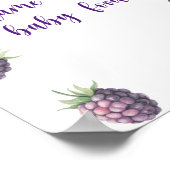 BlackBerry - Name für Babynahrung Poster (Ecke)