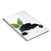 BlackBerry Obst Aquarellmalerei Notizblock (Rechte Seite)