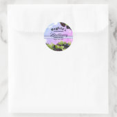 BlackBerry Obstkonserven | Jam Jar Label Runder Aufkleber (Tasche)