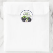 BlackBerry Obstkonserven Runder Aufkleber (Tasche)