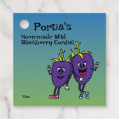 BlackBerry Pals Funny Cartoon Jam Pie and more Geschenkanhänger (Vorderseite)