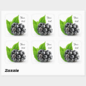 BlackBerry Quadratischer Aufkleber (Blatt)