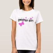 BlackBerry "QWERTYmädchen" T - Shirt (Vorderseite)