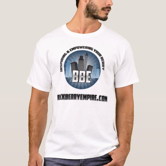 BlackBerry-Reich-Shirtschwarzes T-Shirt (Vorderseite)