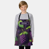 BlackBerry Retro Farbiges Personalisiertes Muster Schürze (Getragen)