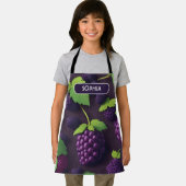 BlackBerry Retro Farbiges Personalisiertes Muster Schürze (Insitu)