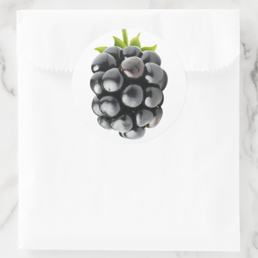 BlackBerry Runder Aufkleber (Tasche)