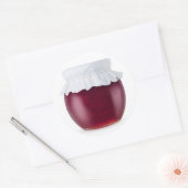 BlackBerry-Stau Runder Aufkleber (Umschlag)