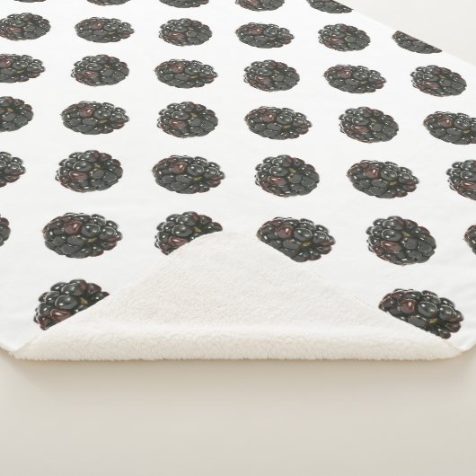 BlackBerry. Tupfen. Fruchtmuster Sherpadecke (3/4)