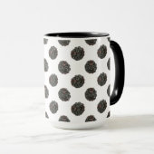 BlackBerry. Tupfen. Fruchtmuster Tasse (VorderseiteRechts)