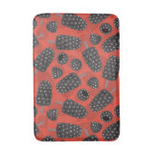BlackBerry- und BlackBerry-Eissmuster Badematte (Vorderseite Vertikal)