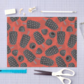 BlackBerry- und BlackBerry-Eissmuster Seidenpapier (Handwerk)