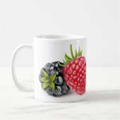 BlackBerry und Himbeere Kaffeetasse (Links)