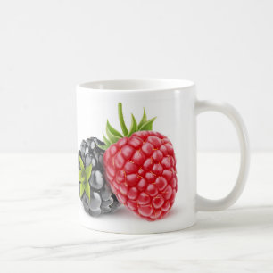 BlackBerry und Himbeere Kaffeetasse
