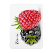 BlackBerry und Himbeere Magnet (Vertikal)