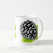 BlackBerry und Minze Kaffeetasse (VorderseiteRechts)