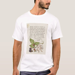BlackBerry und Nottingham Catchfly Calligraphie T-Shirt