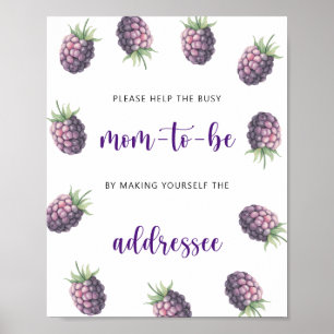 BlackBerry - Unterstützen Sie die Mama, die Sie in Poster