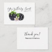 BlackBerry Vielen Dank Mitteilungskarte (Vorne/Hinten)