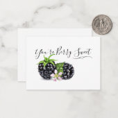 BlackBerry Vielen Dank Mitteilungskarte (Vorderseite/Rückseite Beispiel)