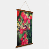BlackBerry Wandteppich Mit Holzrahmen (Gewinkelt)