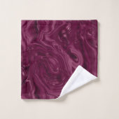 Blackberry Wein Muster  Badhandtuch Set (Waschlappen)