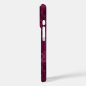Blackberry Wein Muster Case-Mate iPhone Hülle (Rückseite / Links)