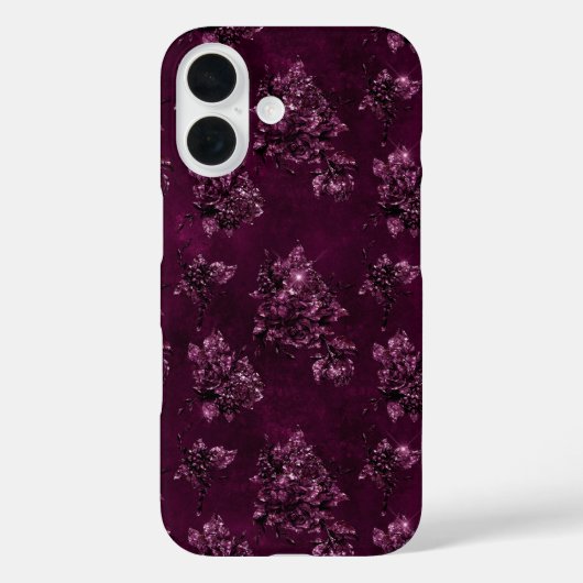 Blackberry-Wein-Muster  Case-Mate iPhone Hülle (Rückseite)