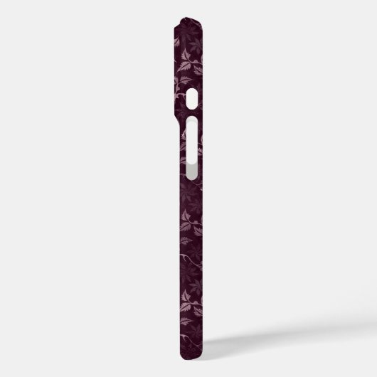 Blackberry Wein Muster  Case-Mate iPhone Hülle (Rückseite / Links)