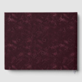 Blackberry Wein Muster  Gästebuch (Rückseite)
