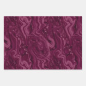 Blackberry Wein Muster  Geschenkpapier Set (Vorderseite 3)