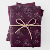 Blackberry Wein Muster  Geschenkpapier Set (Beispiel)