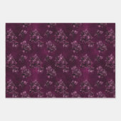 Blackberry Wein Muster  Geschenkpapier Set (Vorderseite)