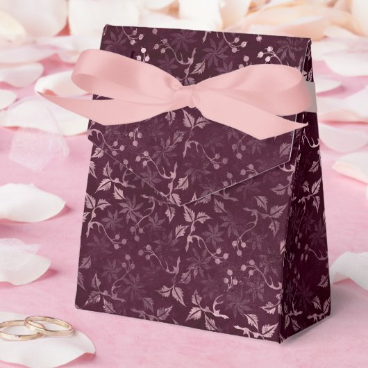 Blackberry Wein Muster Geschenkschachtel (Hochzeit)