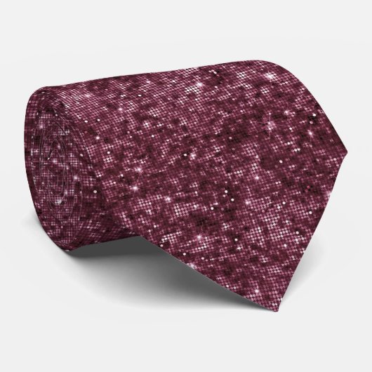Blackberry Wein Muster Krawatte (Gerollt)