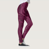 Blackberry Wein Muster Leggings (Rechts)