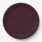 Blackberry Wein Muster Pappteller (Vorderseite)
