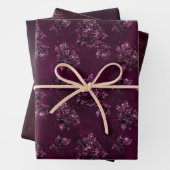 Blackberry Wine Muster  Geschenkpapier Set (Beispiel)