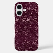 Blackberry Wine Pattern Case-Mate iPhone Hülle (Rückseite)