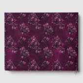 Blackberry Wine Pattern Gästebuch (Rückseite)