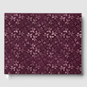 Blackberry Wine Pattern Gästebuch (Vorderseite)